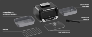 A Fritadeira WAP Air Fryer Barbecue
