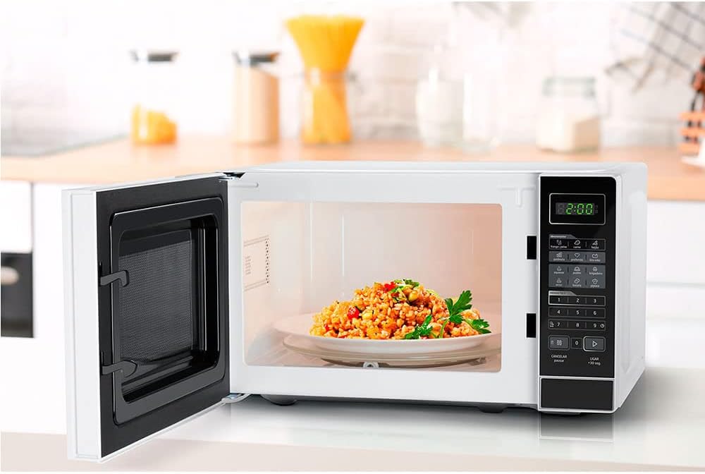 Microondas R1 BRANCO PORTA PRETA 20L